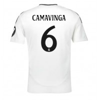 Billiga Real Madrid Eduardo Camavinga #6 Hemma fotbollskläder 2024-25 Kortärmad